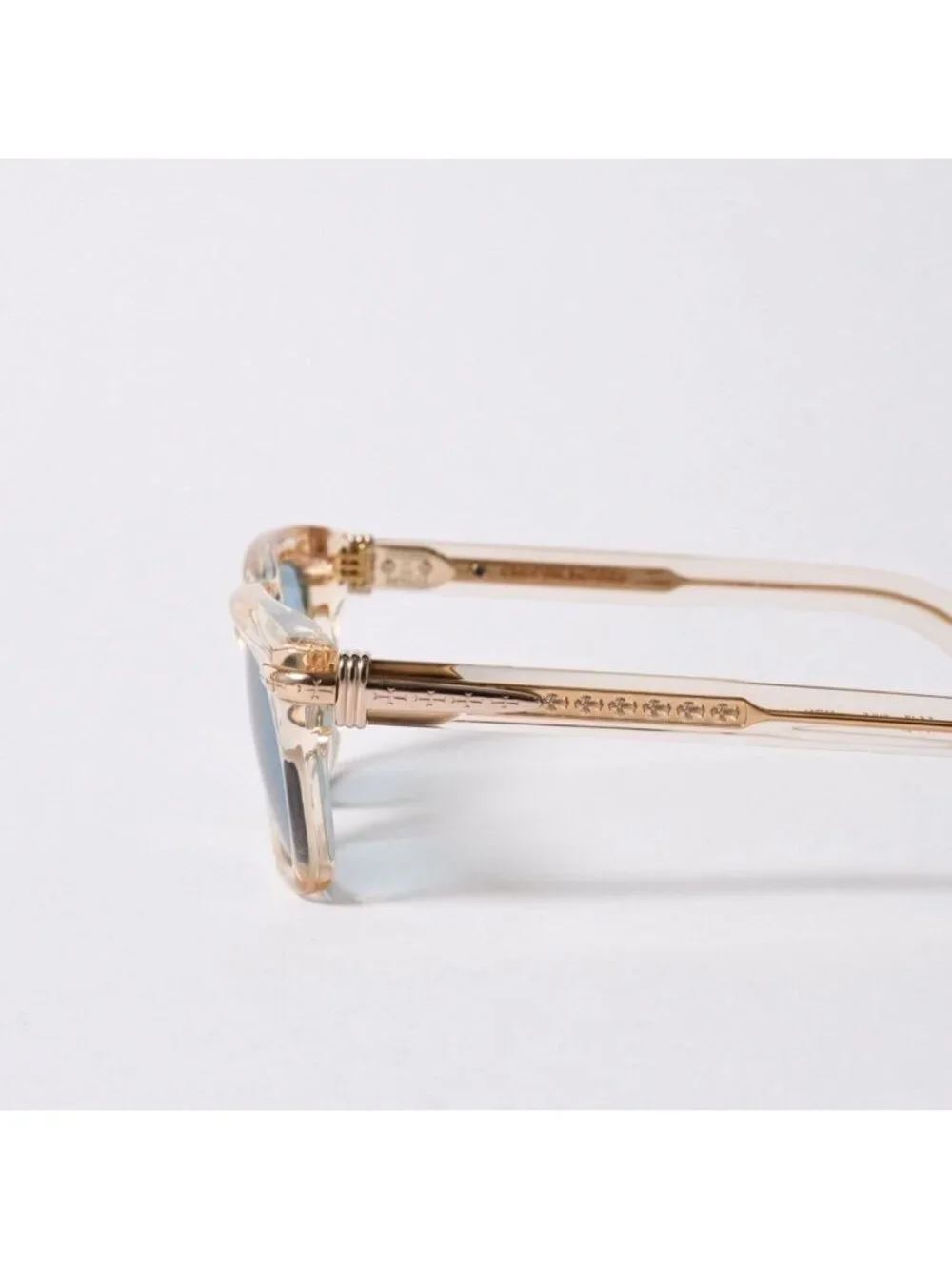Chrome Hearts Trypoleagain Sunglasses Eyewear 52 Cross Ball Decoration Clear